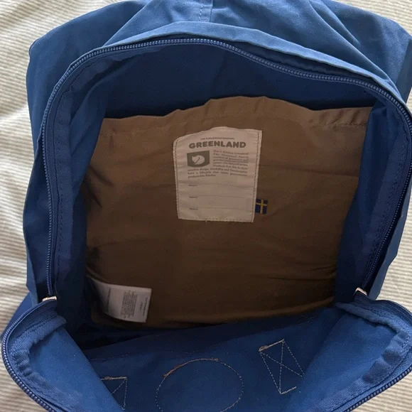 Blue Fjallraven Kanken Backpack - Picture 2 of 3